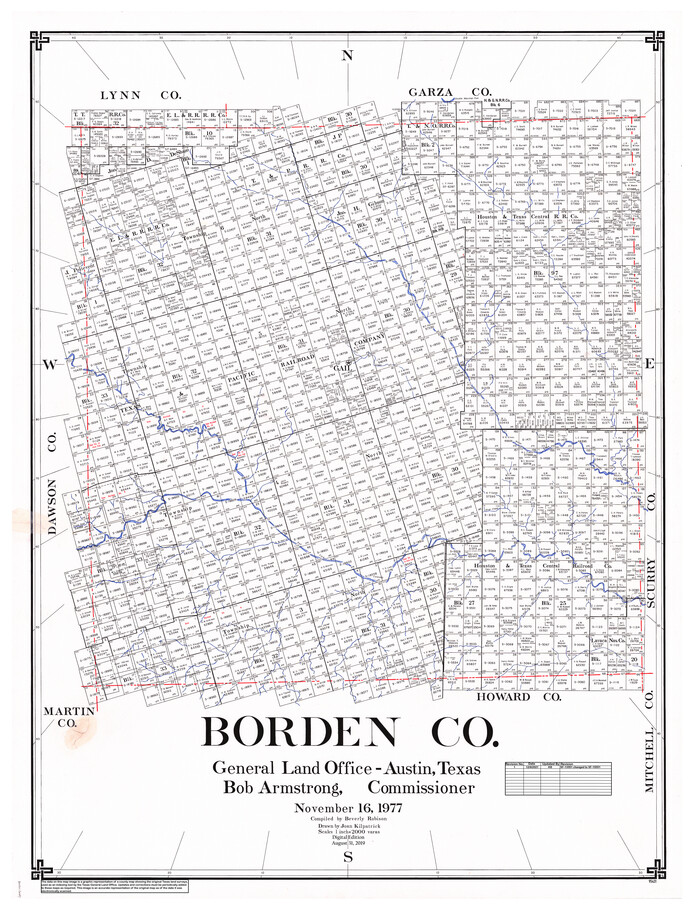 95431, Borden Co., General Map Collection