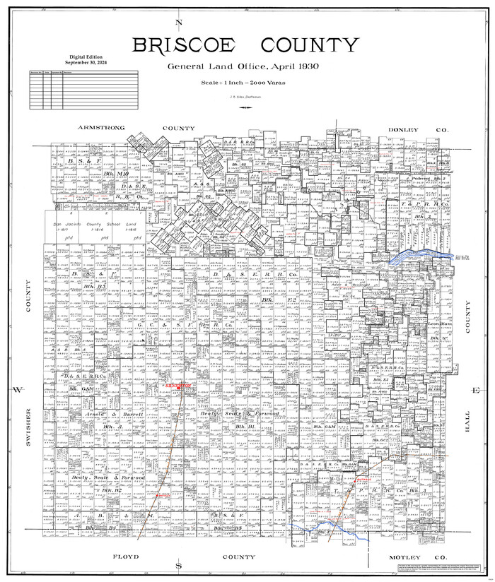 95439, Briscoe County, General Map Collection