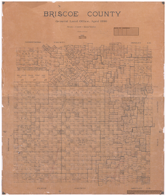 95439, Briscoe County, General Map Collection