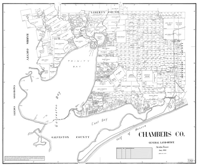 95452, Chambers Co., General Map Collection