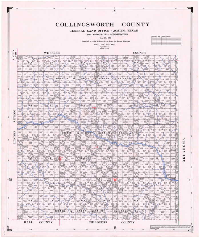 95460, Collingsworth County, General Map Collection