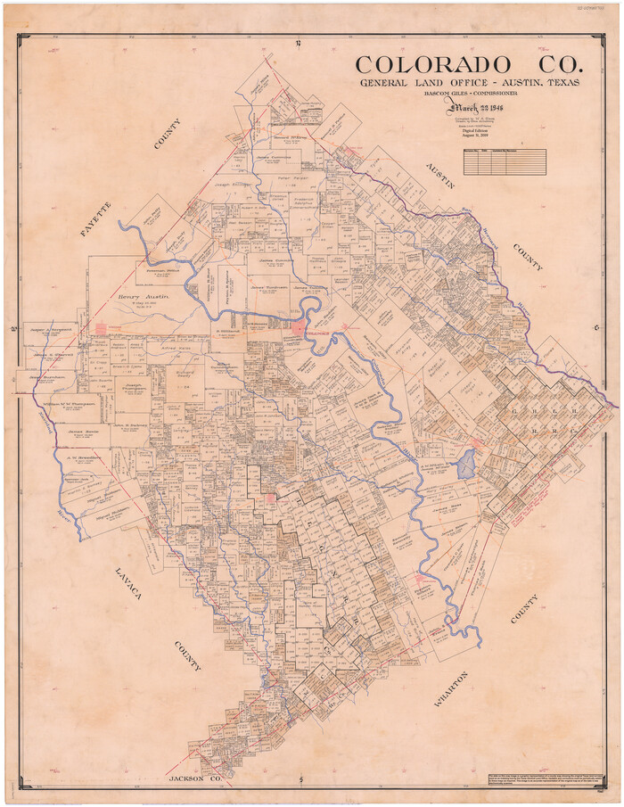 95461, Colorado Co., General Map Collection