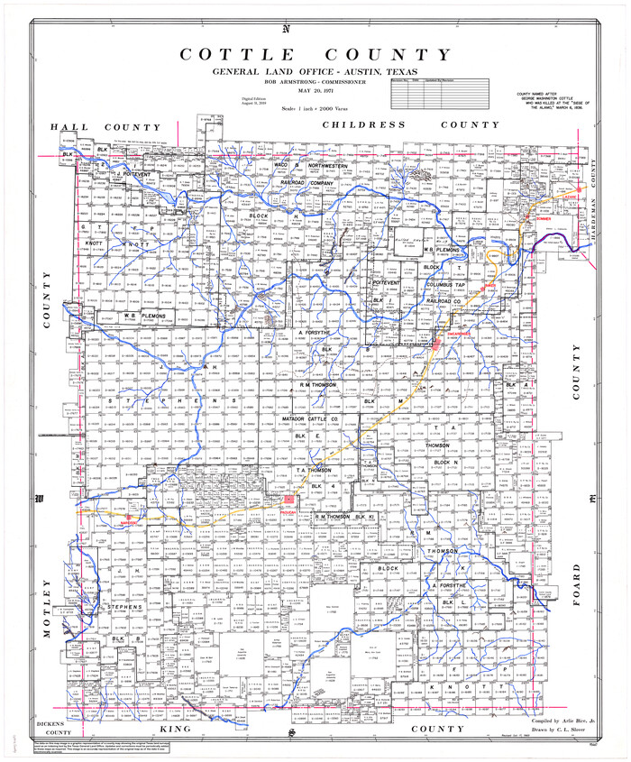 95467, Cottle County, General Map Collection