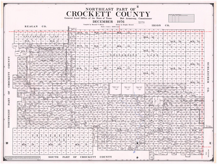 95469, Northeast Part of Crockett County, General Map Collection