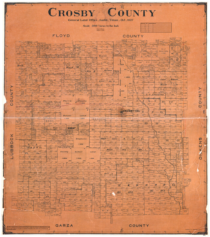 95472, Crosby County, General Map Collection