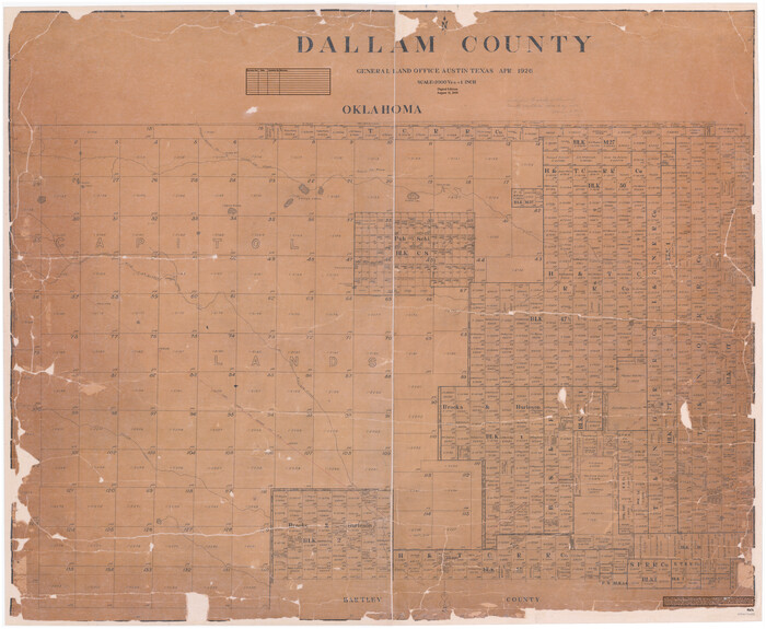 95474, Dallam County, General Map Collection