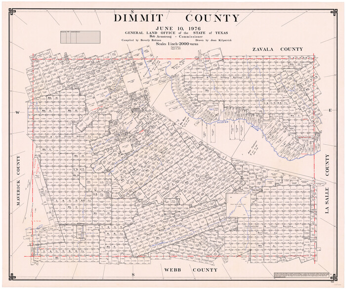 95483, Dimmit County, General Map Collection