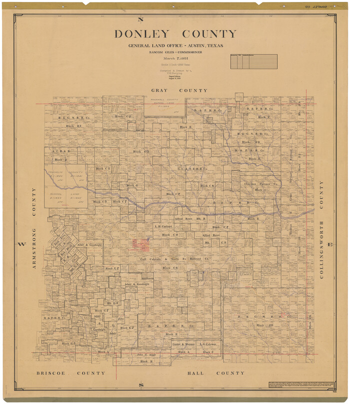 95484, Donley County, General Map Collection