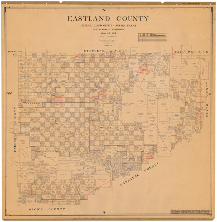 95486, Eastland County, General Map Collection