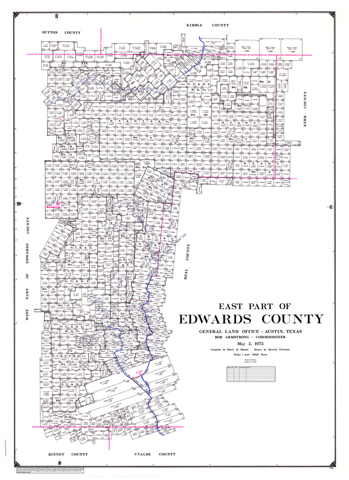 95488, East Part of Edwards County, General Map Collection