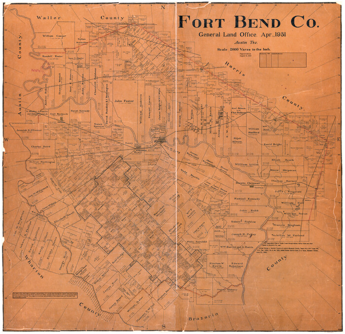 95500, Fort Bend Co., General Map Collection