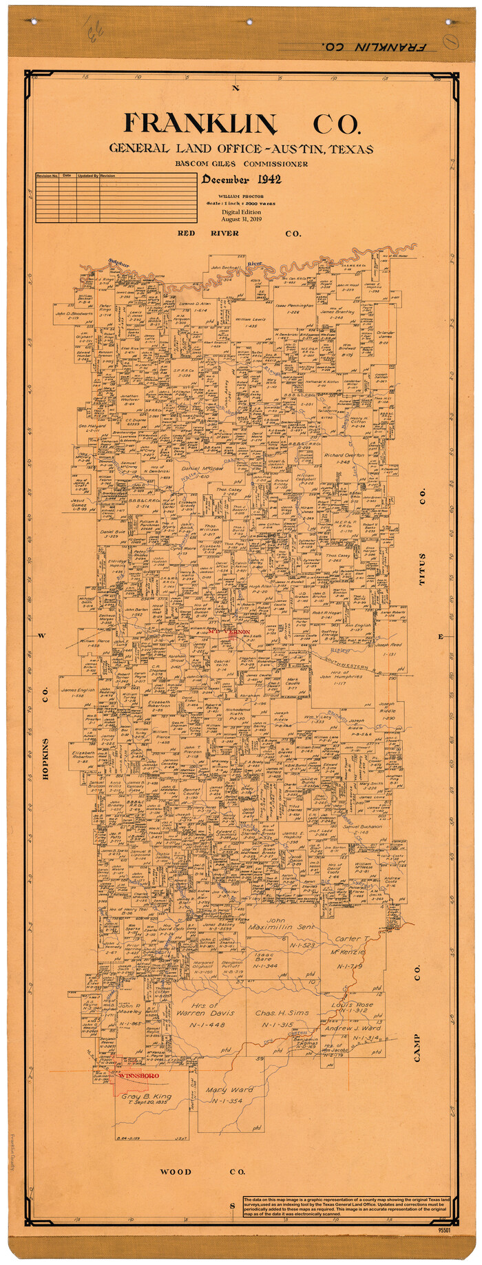 95501, Franklin Co., General Map Collection