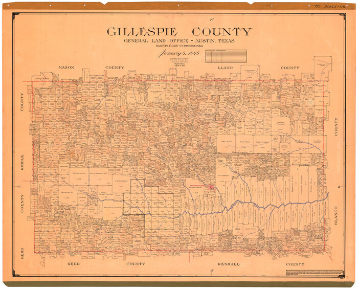 95507, Gillespie County, General Map Collection