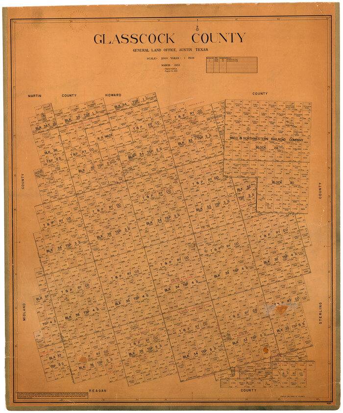 95508, Glasscock County, General Map Collection