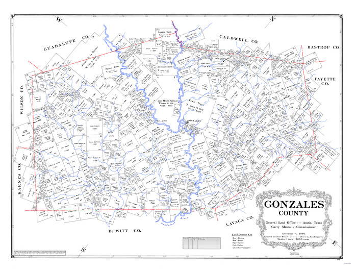 95510, Gonzales County, General Map Collection