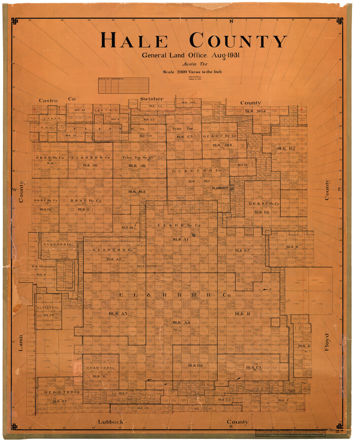 95516, Hale County, General Map Collection