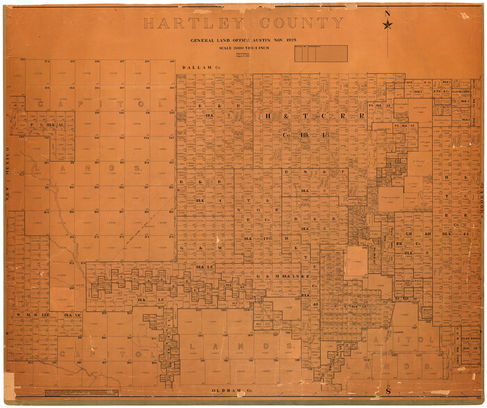 95524, Hartley County, General Map Collection