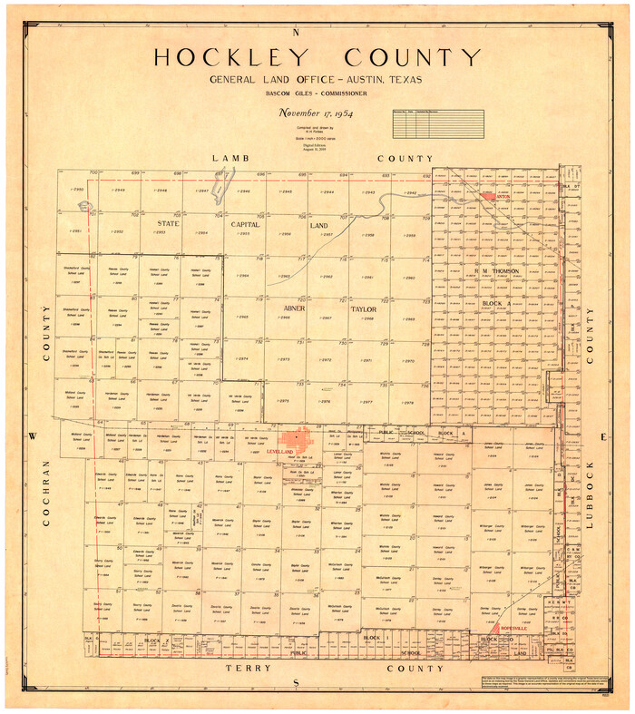 95531, Hockley County, General Map Collection