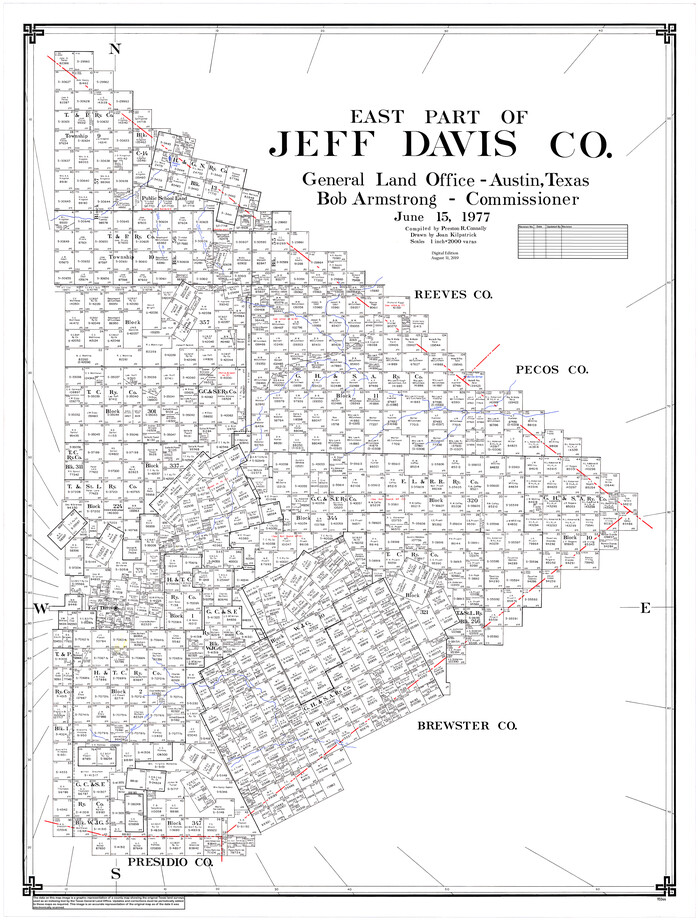 95544, East Part of Jeff Davis Co., General Map Collection