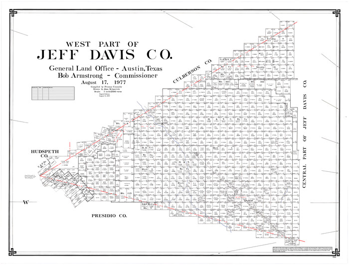 95545, West Part of Jeff Davis Co., General Map Collection