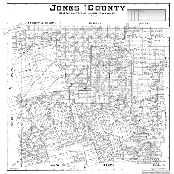 95550, Jones County, General Map Collection