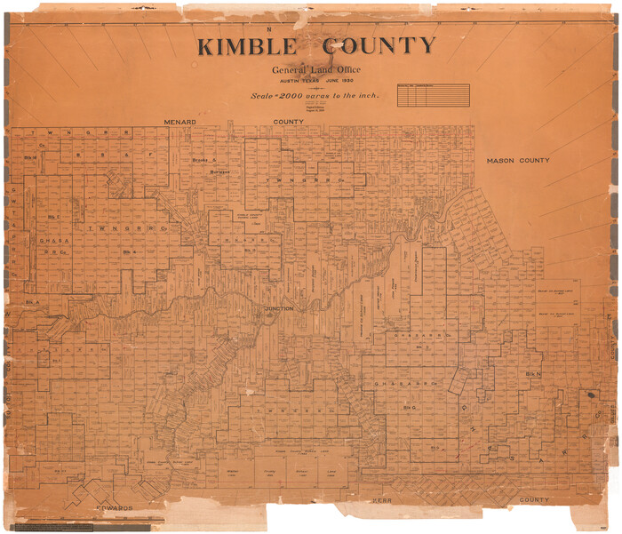 95557, Kimble County, General Map Collection
