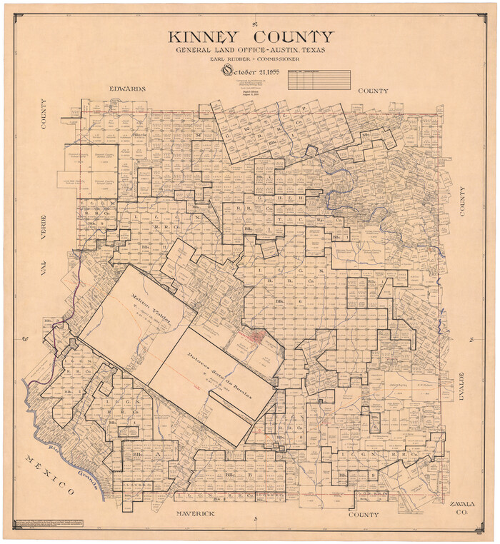 95559, Kinney County, General Map Collection