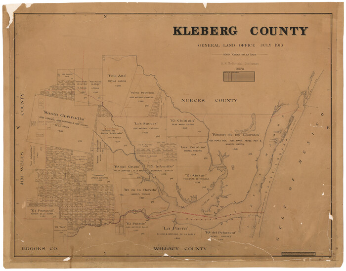 95560, Kleberg County, General Map Collection
