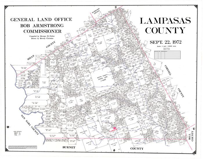 95565, Lampasas County, General Map Collection
