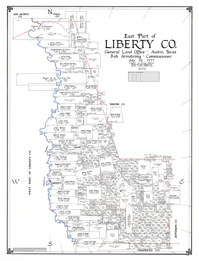 95569, East Part of Liberty Co., General Map Collection