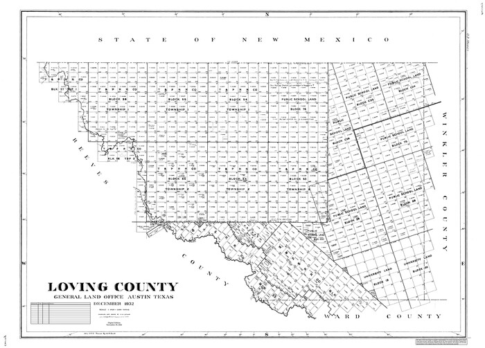 95575, Loving County, General Map Collection