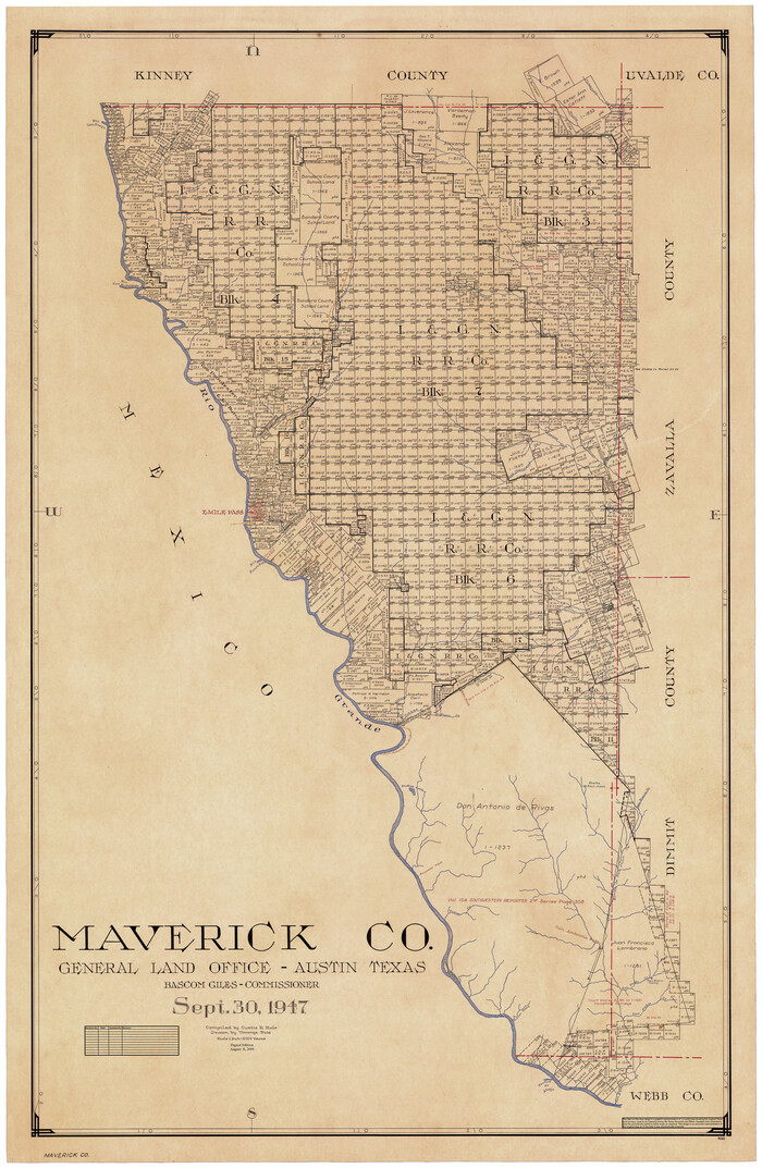 95583, Maverick Co., General Map Collection