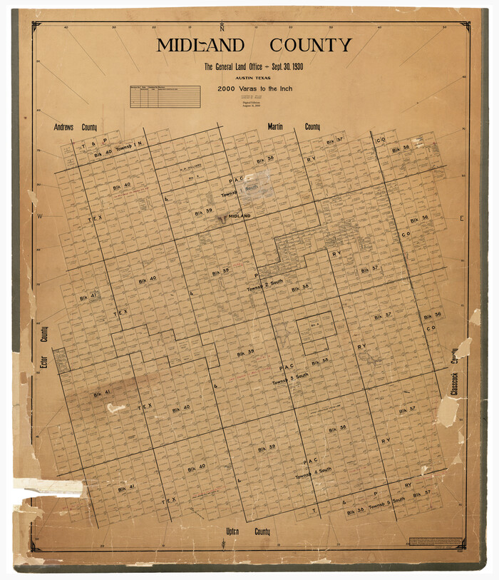 95589, Midland County, General Map Collection