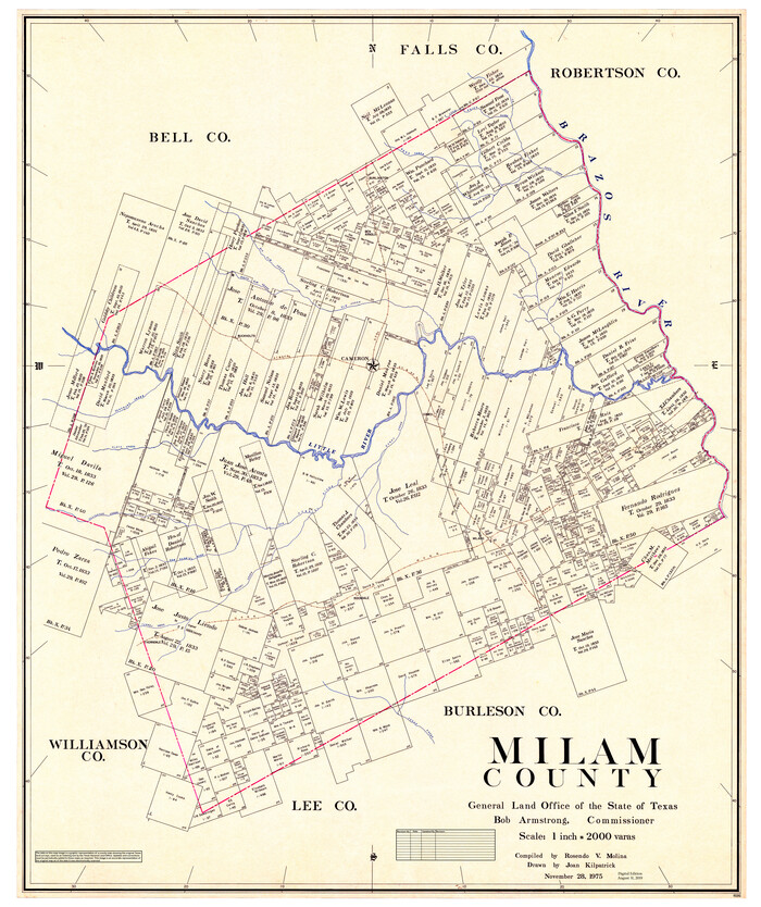 95590, Milam County, General Map Collection
