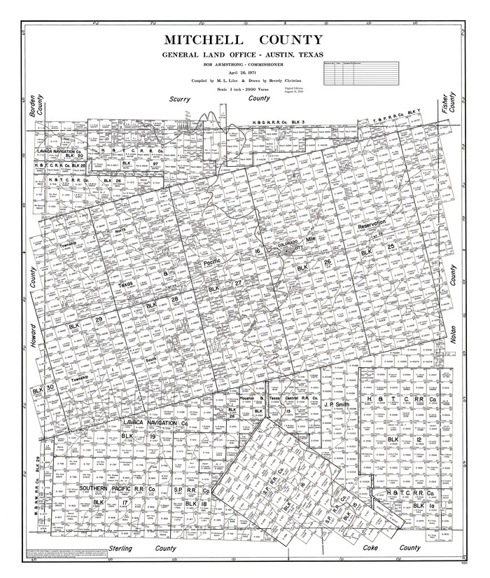 95592, Mitchell County, General Map Collection