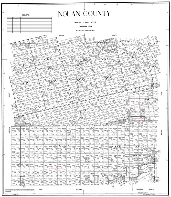 95601, Nolan County, General Map Collection