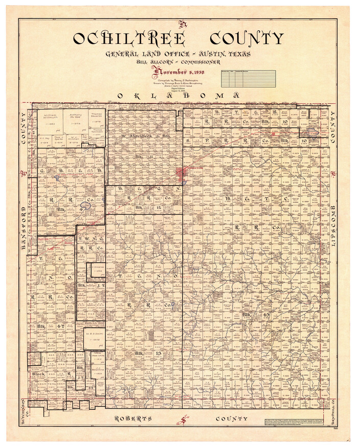 95603, Ochiltree County, General Map Collection