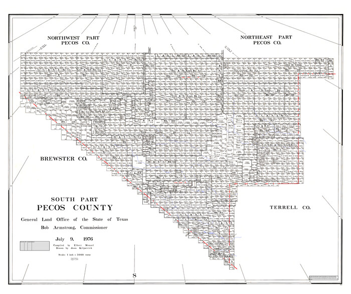95613, South Part Pecos County, General Map Collection