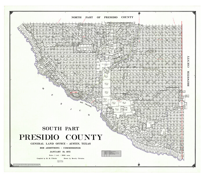 95617, South Part Presidio County, General Map Collection