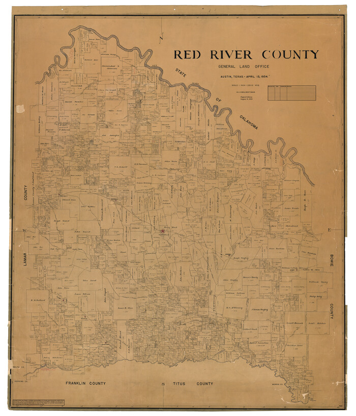 95623, Red River County, General Map Collection
