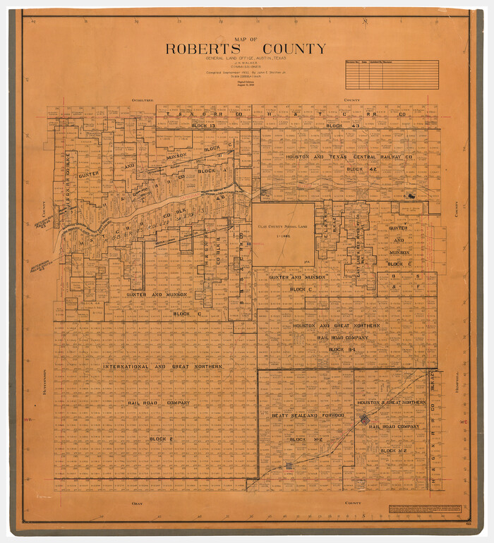95626, Map of Roberts County, General Map Collection