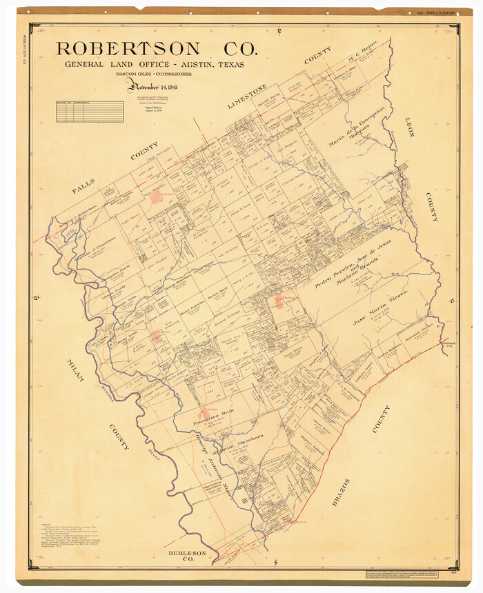 95627, Robertson Co., General Map Collection