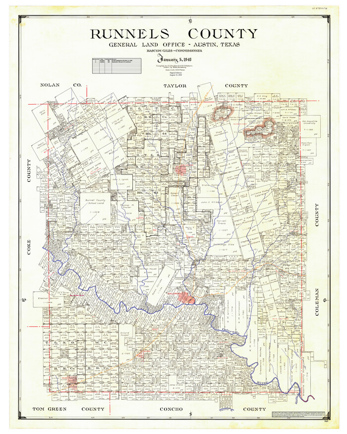 95629, Runnels County, General Map Collection