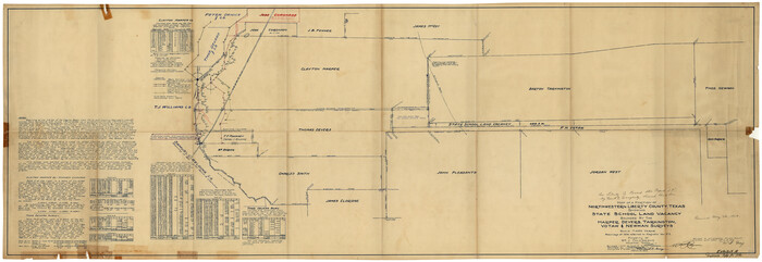 9563, Liberty County Rolled Sketch OB, General Map Collection