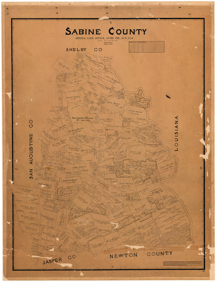 95631, Sabine County, General Map Collection