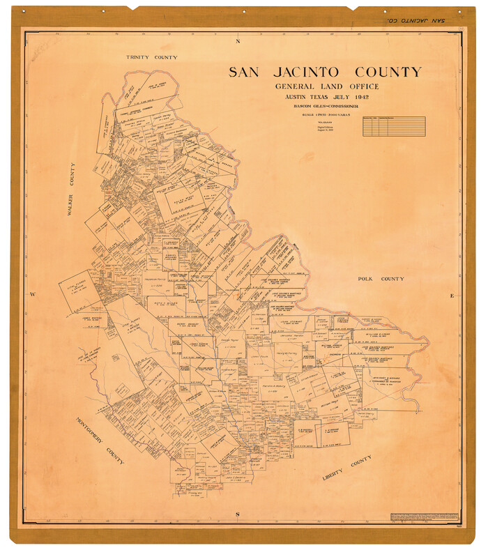 95633, San Jacinto County, General Map Collection