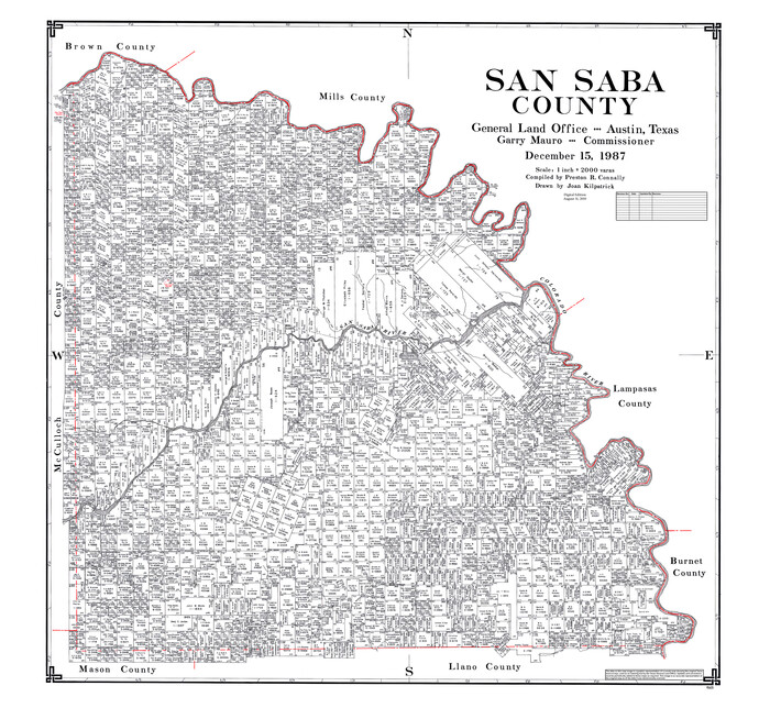 95635, San Saba County, General Map Collection