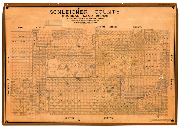95636, Schleicher County, General Map Collection
