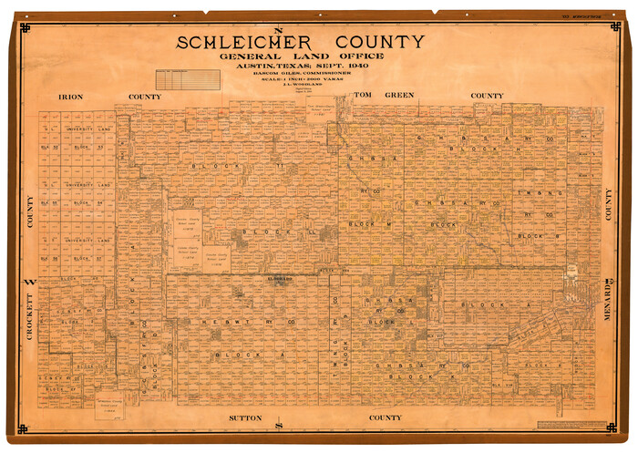 95636, Schleicher County, General Map Collection