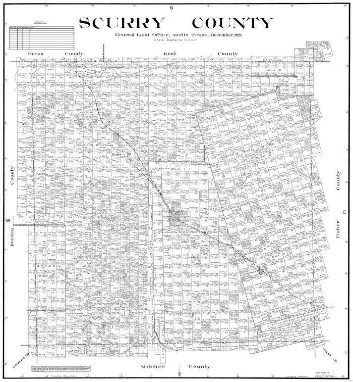 95637, Scurry County, General Map Collection